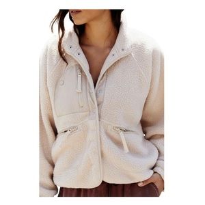 Free People Hit The Slopes Jacket Ivory size small